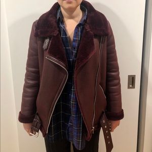 Zara Faux Sherling Jacket